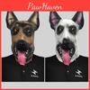 Rolig fårhundshuvudmask för kostymer och fester Idealisk för Halloween och födelsedagar