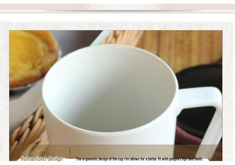 Nameless Artifact Large Ceramic Mug with Lid and Spoon - Ideal for Couples, Office, Coffee, or Tea.
