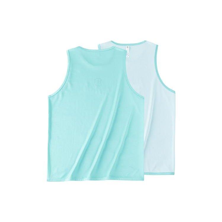 Anta Letter Round Neck Sleeveless Basketball Jersey Men Tops Green 952321109-4
