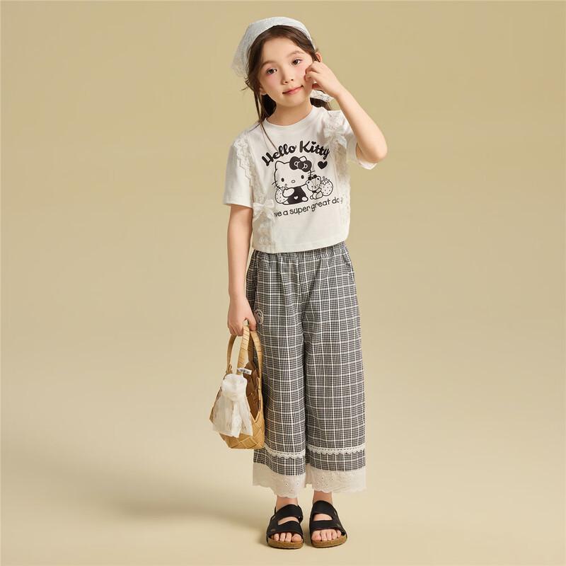Hello Kitty Girl's Summer Lace Two-Piece Set