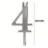 10 Pcs 0-9 Digital Birthday Cake Candle Holder Set Cakes Accessories Number Candle Holder Set for Anniversaries Celebrations