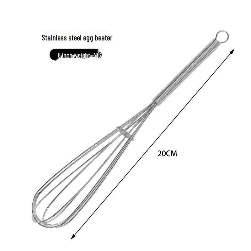 Handlicher Edelstahl-Schneebesen für vielseitiges Küchenbacken