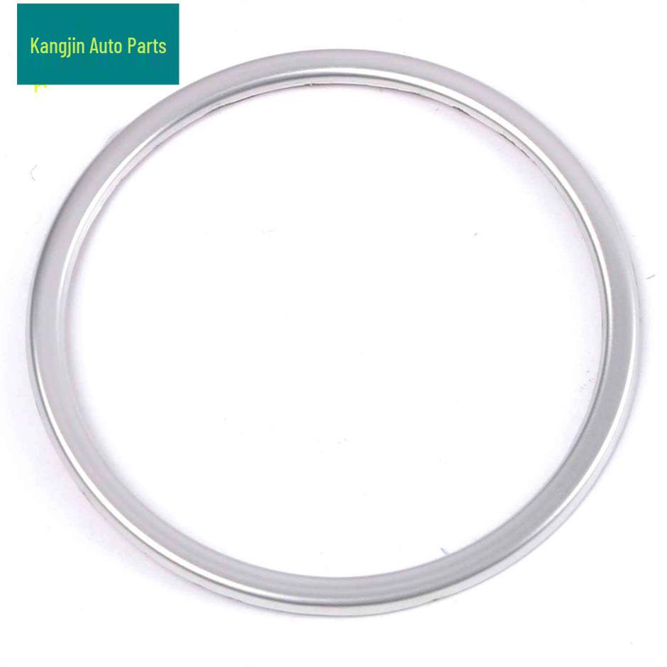 

Silver Stainless Steel Interior Door Handle Panel & Handbrake Ring for 2022 Mercedes-Benz C-Class W206