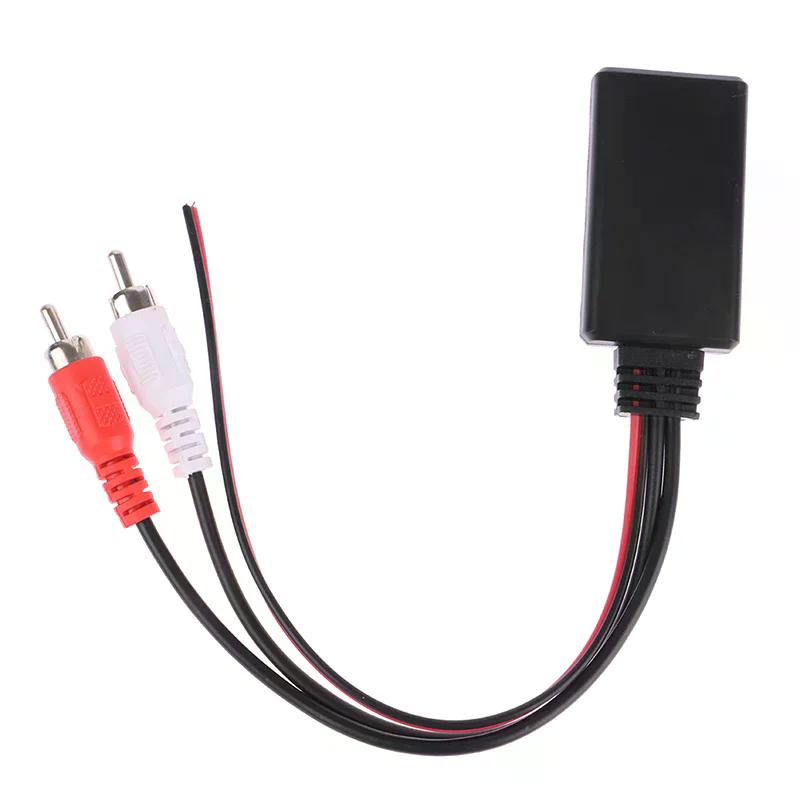 Car Wireless Bluetooth Receiver Module AUX Adapter Music Audio Stereo Receiver For 2RCA Interface Vehicles 12V