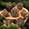 Flying Dragon Solid DND Dice Metal Relief Dragon DND Dungeons and Dragons Board Game COC Cthulhu Running Group