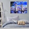 5D DIY Diamond Embroidery Rhinestone Picture Full Round Diamond Painting London Tower Cross Stitch