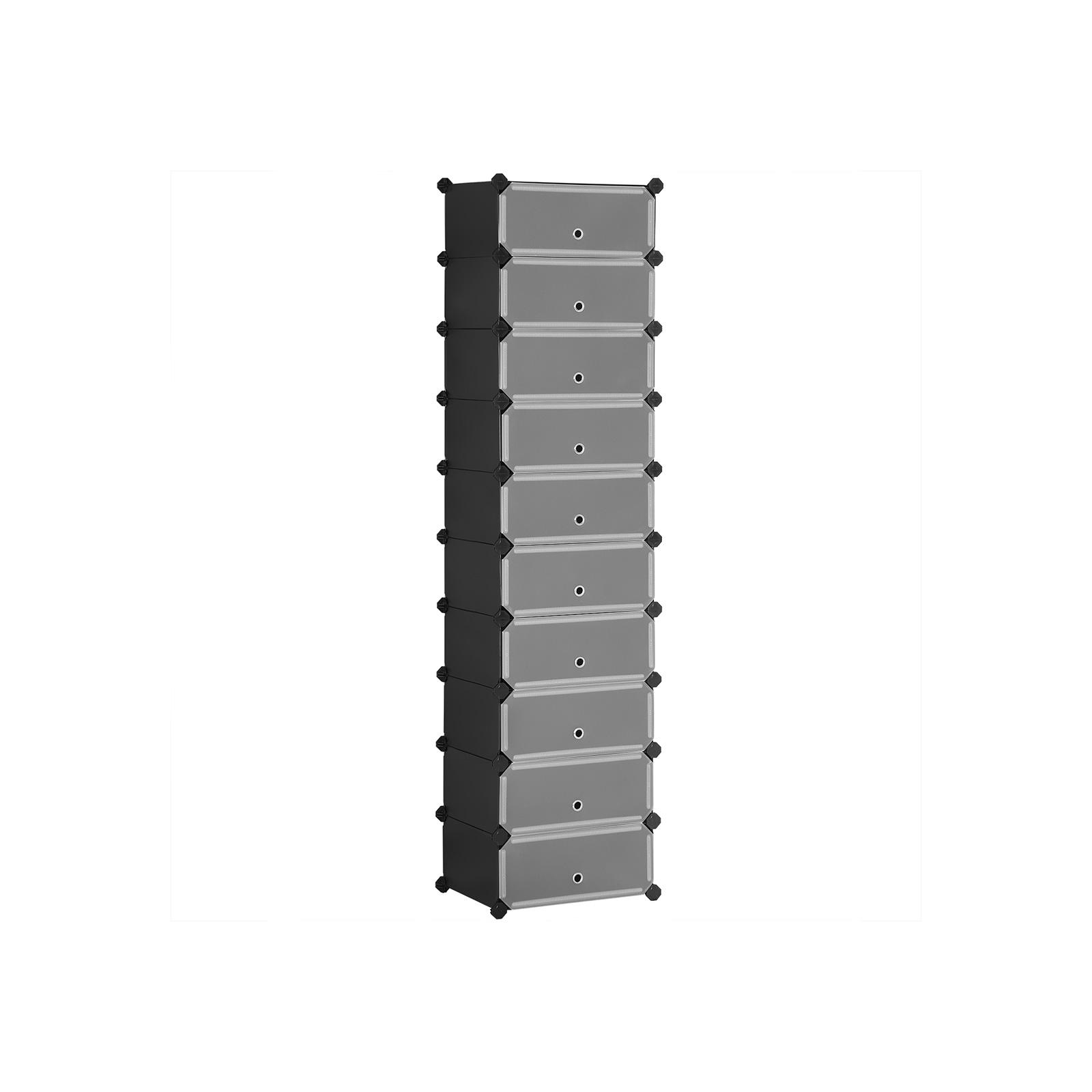 SONGMICS Interlocking Shoe Rack, Rectangular Storage
