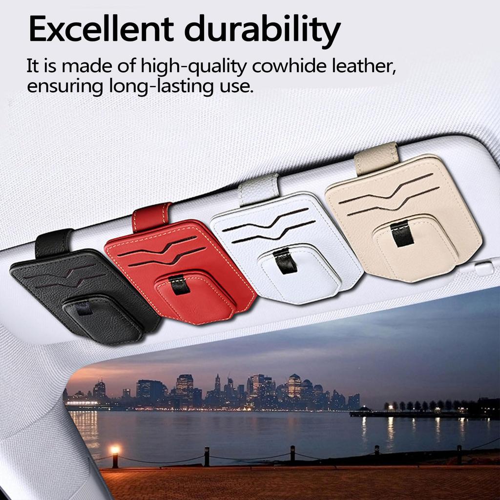 Coolicee Car Storage Glasses Card Neodymium Card Genuine Sunglasses Convenient for Car Sun Visor Car Car Glasses Holder Holder, Magnet, Glasses,