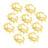 10pcs CalF weaning Nose Rings Plastic Weaning Spiked Ring Preventing Suckling