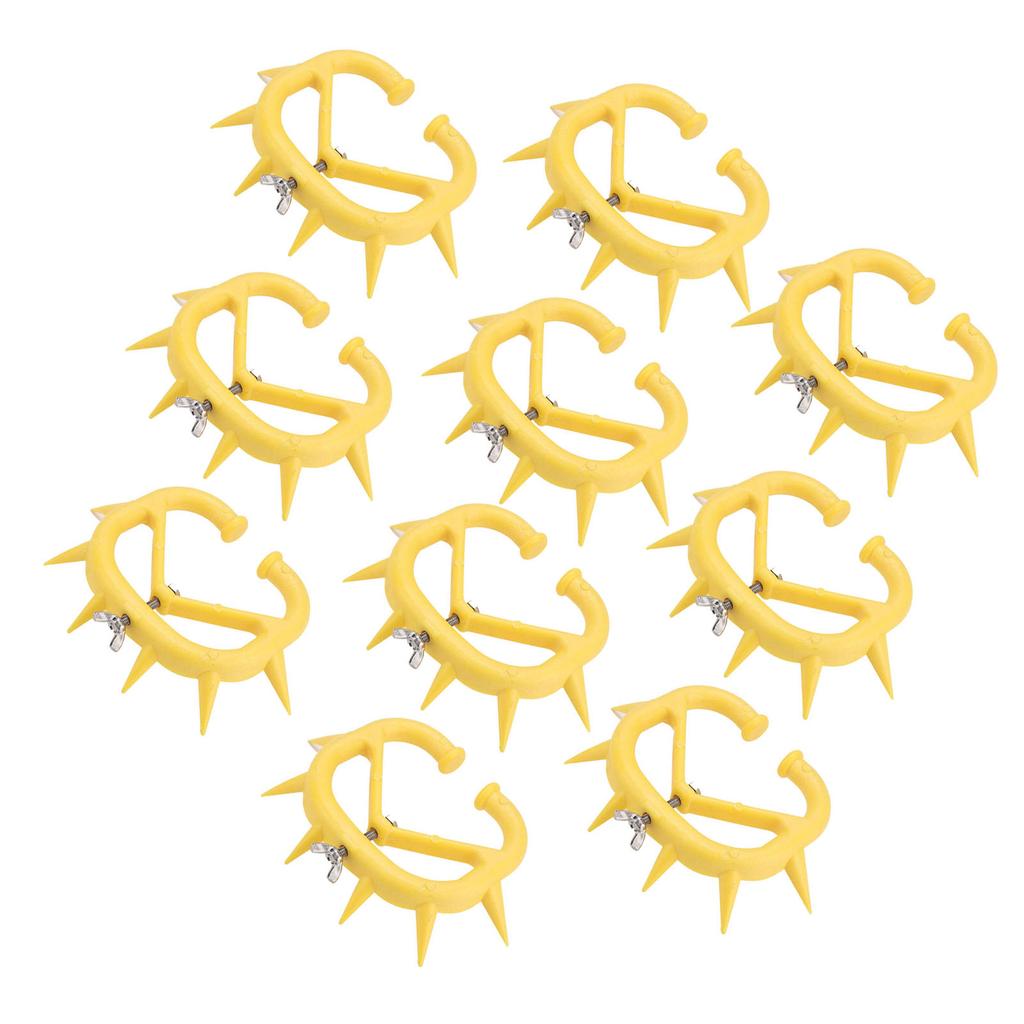 10pcs CalF weaning Nose Rings Plastic Weaning Spiked Ring Preventing Suckling