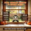 Startling Prank Gadgets Creepy Window Mask, Realistic Halloween Scare Prop for Glass Strange Horror Atmosphere Surfaces, Scary Face Hanging Decoration