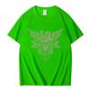 Korn Skull Wings Girls Juniors Black T Shirt Metal Gothic Rock Band T Shirts Unisex Women Vintage Oversized Tshirt Tops Streetwear