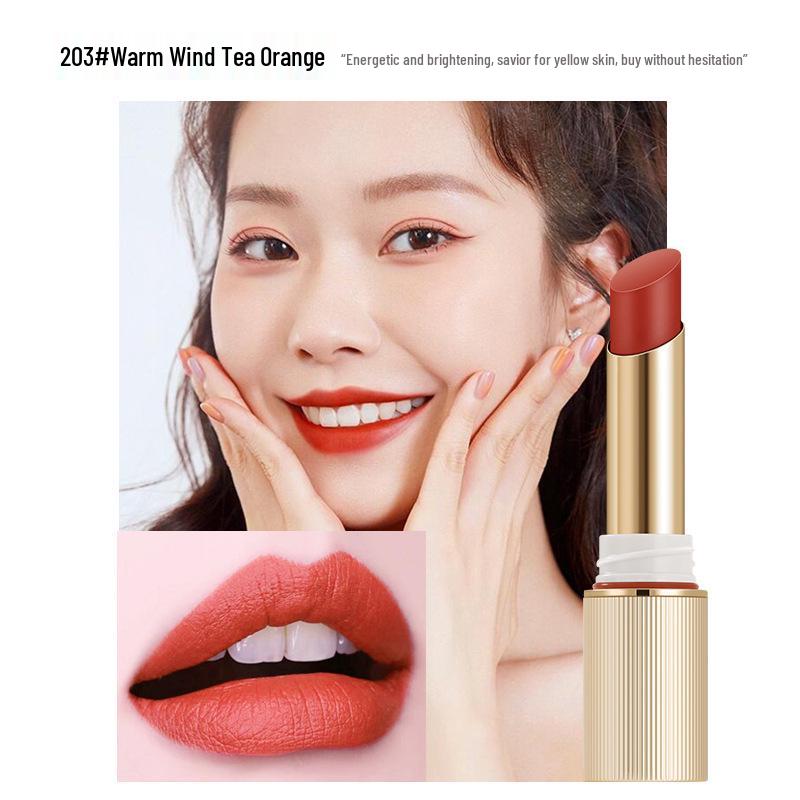 

Yabang PT120 Velvet Matte Non-Stick Lipstick - True Red, Peach, Rose 3g