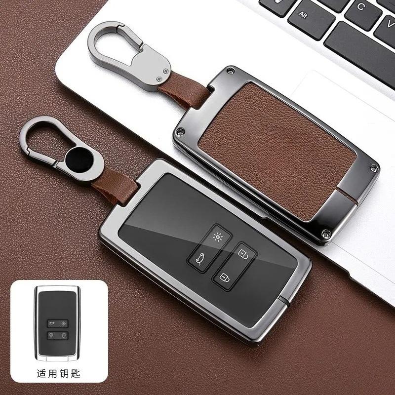 Zinc Alloy Car Key Case Cover Shell For Renault Koleos Kadjar Captur Megane Talisman Espace Clio Zoe Scenic Arkana Dacia Sandero