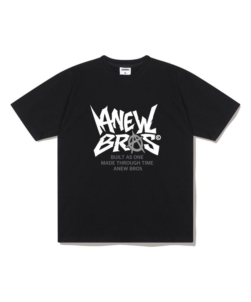ANEWBROS Manifest Oversized Short Sleeve T-Shirt 6 Colors [Anse_2003] (A Type)