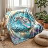 Elegant Tiger Fantasy Theme Blanket Lightweight Warm Flannel Blanket Decorative Throw Blanket for Home Decoration