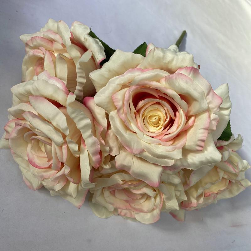 Silk Rose Artificial Flowers Bouquet Wedding Decor Home Photography Floral Prop