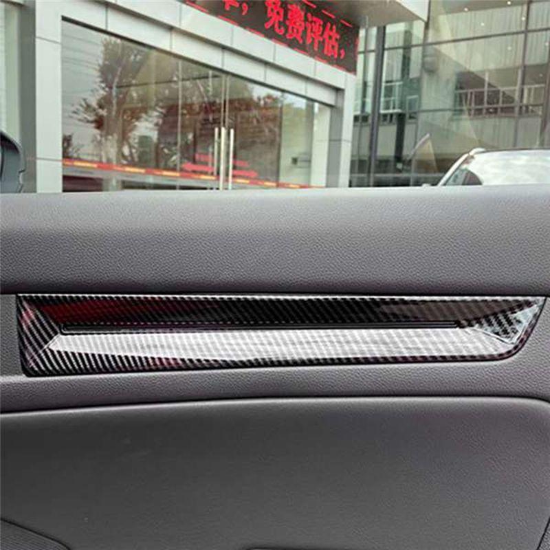 Authentic Car Carbon Fiber Inner Door Panels Strip Decoration Cover Trim For Honda For Civic 11Th Generation - Accessori