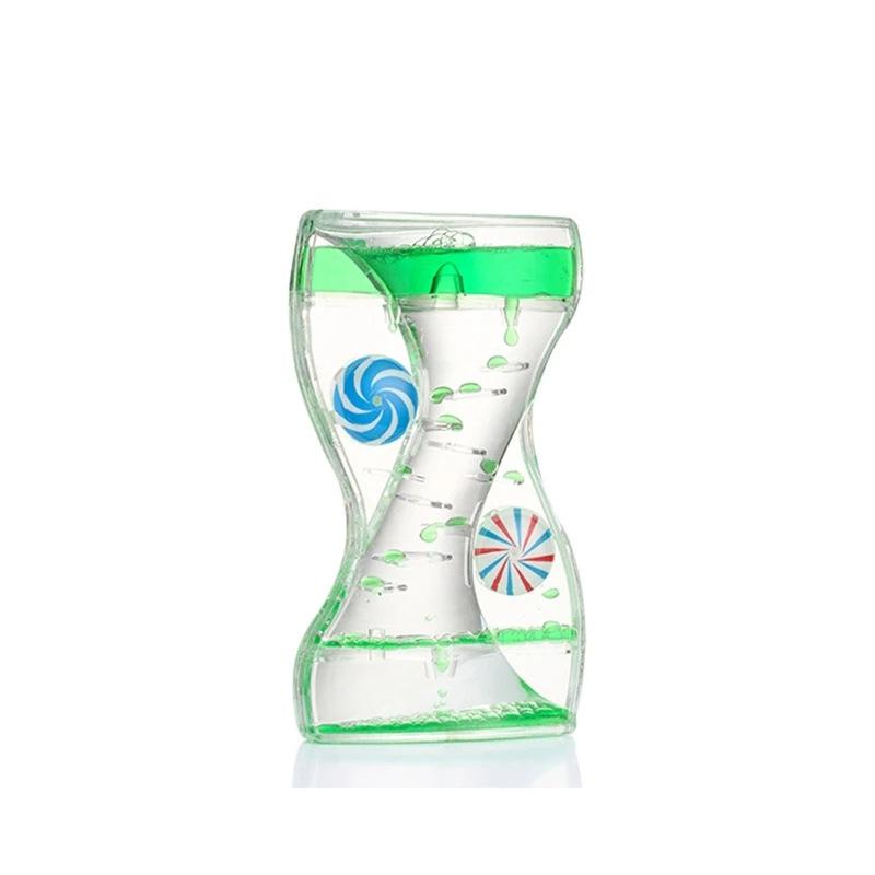 Toys Liquid Motion Bubbler Duple Wheel, Satisfying Toys for Stress, Anxiety Relief, Autism, Fidget Toy Can Be Used As An Office Desk Toy Timer