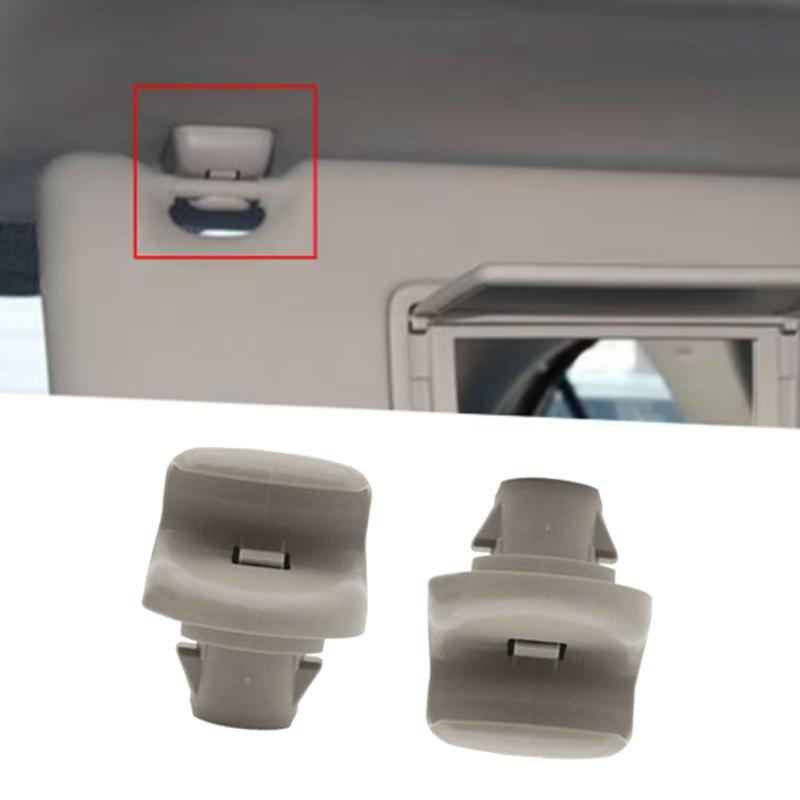 2Pcs Car Sunvisor Bracket Retainer Hook Clips Hanger for Sentra 2015-2019 96409-0G000 964090G000 Car Sunvisor Clip Hook
