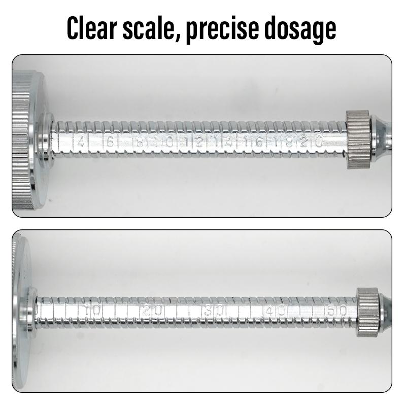 20ml 50ml Veterinary Syringes Metal Pig Cattle Sheep Injector with Needles Animal Veterinary Tools Livestock Medicine Feeder