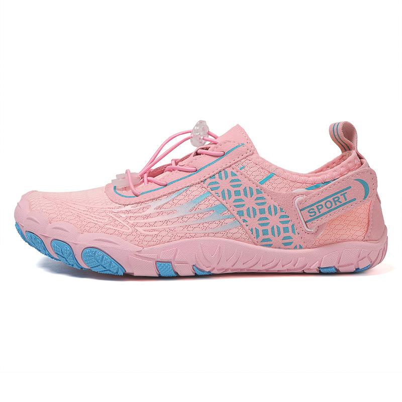 

Вуличне пляжне взуття для плавання для пари, багатоцільове взуття для струмка, легке взуття для хайкінгу, фітнес-кросівки, взуття для йоги 42 рожевий