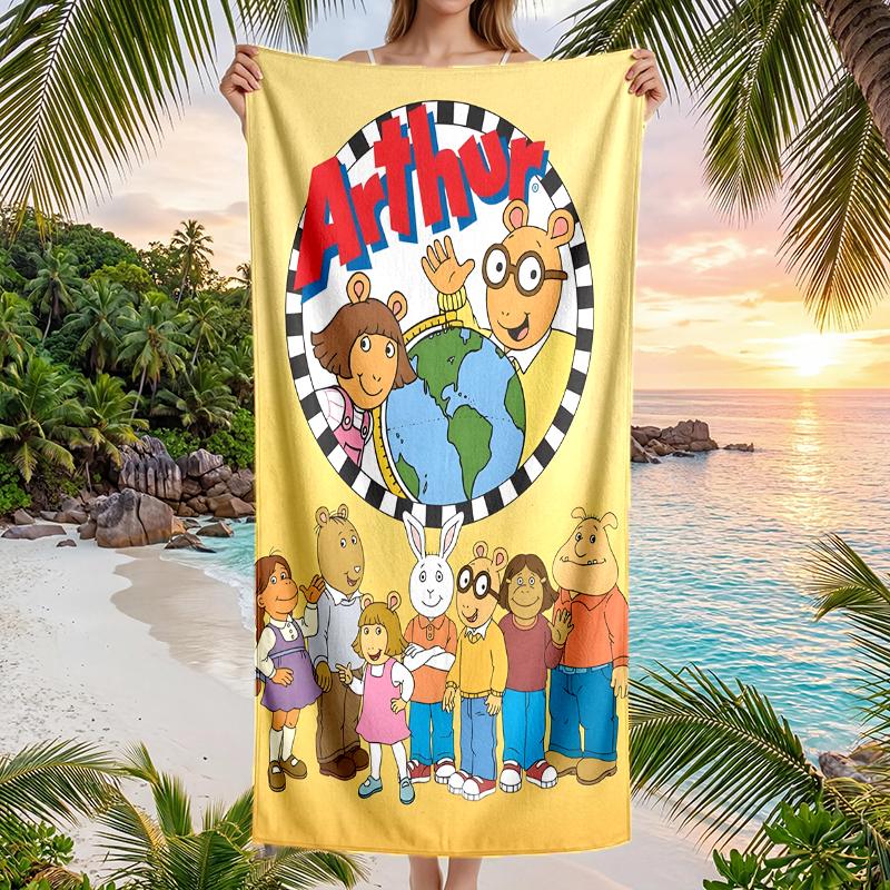 Arthur Fashion Beach Towel: Ideal for Summer Adventures Soft, absorbent and quick drying suitable for swimming and bathing