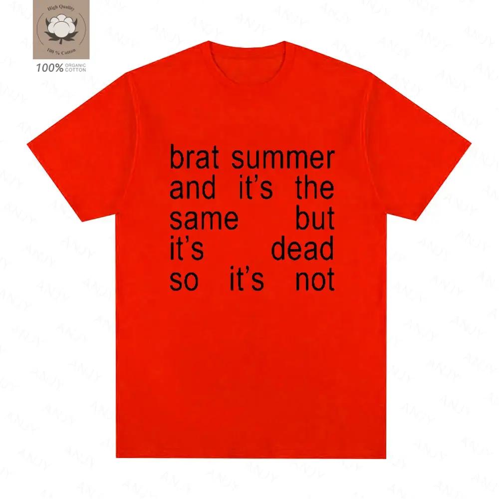 Charli Xcx Brat Summer And Its Same Album Tshirt Unisexs Fashion Harajuku Tshirt Casual Comfortable Extra Large Tshirt