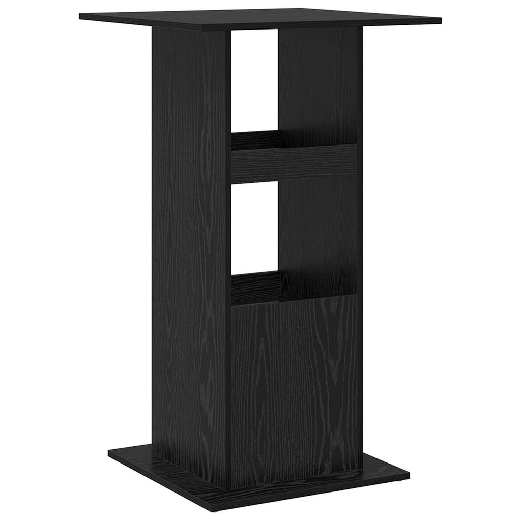 Bar table with layered partitions and open storage space, entryway storage table, 60x60x102 cm