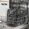 Gezonde Kookplaat Crisper Pan Airfryer Grillpan, Antiaanbak Duurzaam Aluminium Vetopvangbak, met Rubberen Vervangingsonderdelen voor Ovenmat, Warmtecirculatie