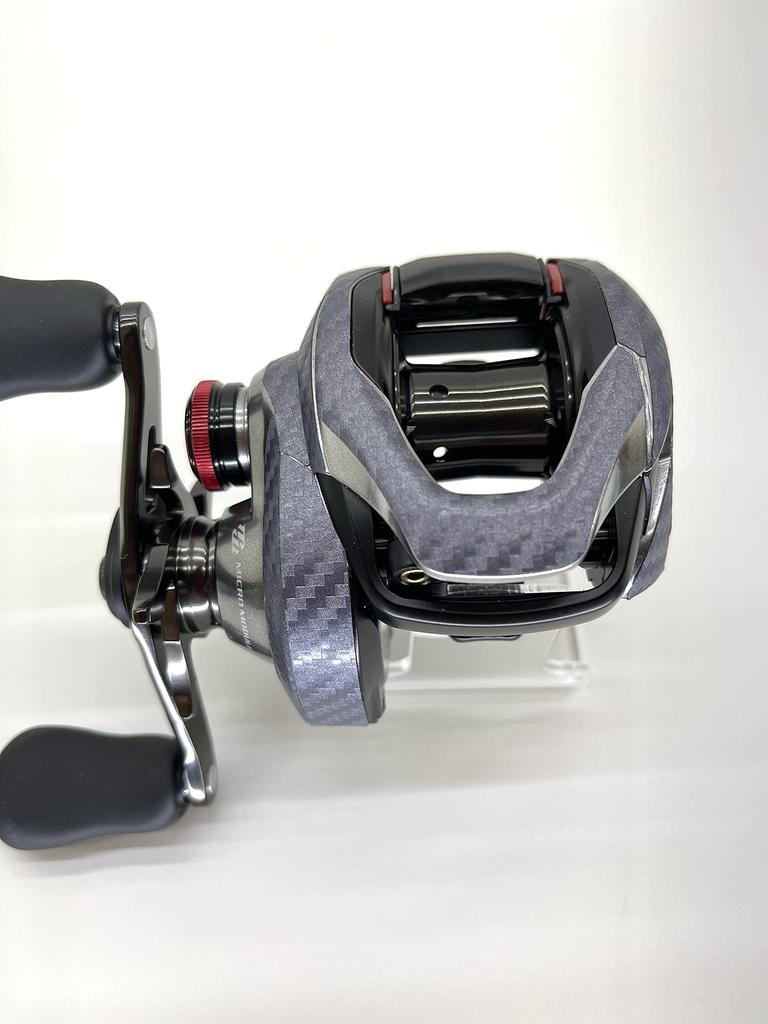 CUSTOM YOROI 21 Scorpion DC Custom Scratch Baitcasting Reel SEAT.JP Decal, Protection, Customization… (Silver, Right-Handed)
