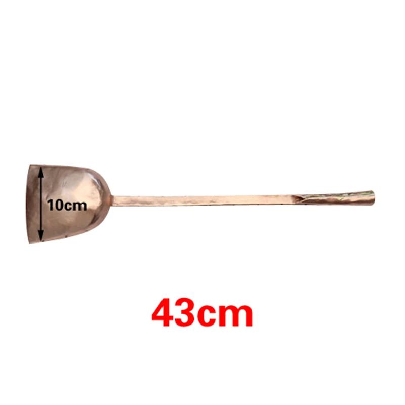 Thickened large spoon Pure copper spoon Long handle copper shovel Fried vegetable spoon wooden spoons for cooking cuchara
