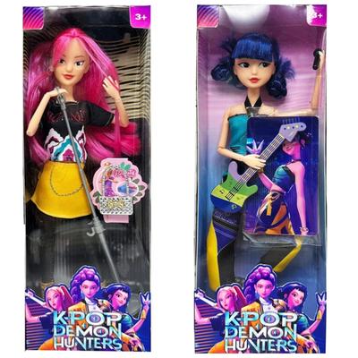 NEW Anime KPop Demon Hunters Doll Vinyl Toy Rumi Mira Zoi Character Vinyl Mask Figurine Birthday Gift Fan Club Gifts