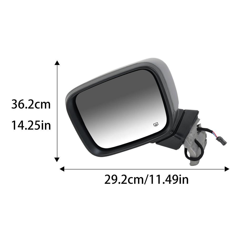 

Боковое зеркало в сборе для Jeep Renegade 2015-2020 9 проводов с подогревом указателя поворота зеркало автозапчасти 753239081 753239077