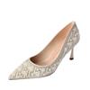 Rhinestones Pearl Xiuhe High Heel Wedding Premium Bridesmaids Not Tired Wedding Dress Bridal Wedding Shoes Single Shoes