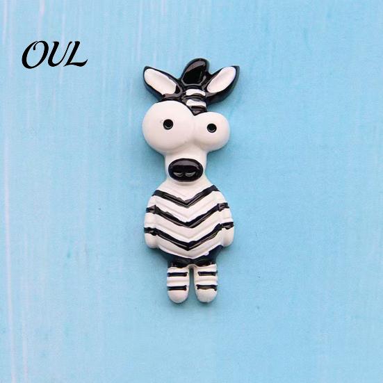 Zebras Refrigerator Magnet Cartoon Animal Magnet, Big Eyes Shape Fridge Elephant Memo Notes Photo Holder, Gift for Lovers Durable