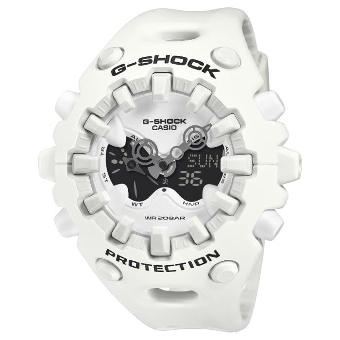 Casio G-SHOCK GA-V01 Series Bumper Index Analog Digital Watch GA-V01-7A Men s White