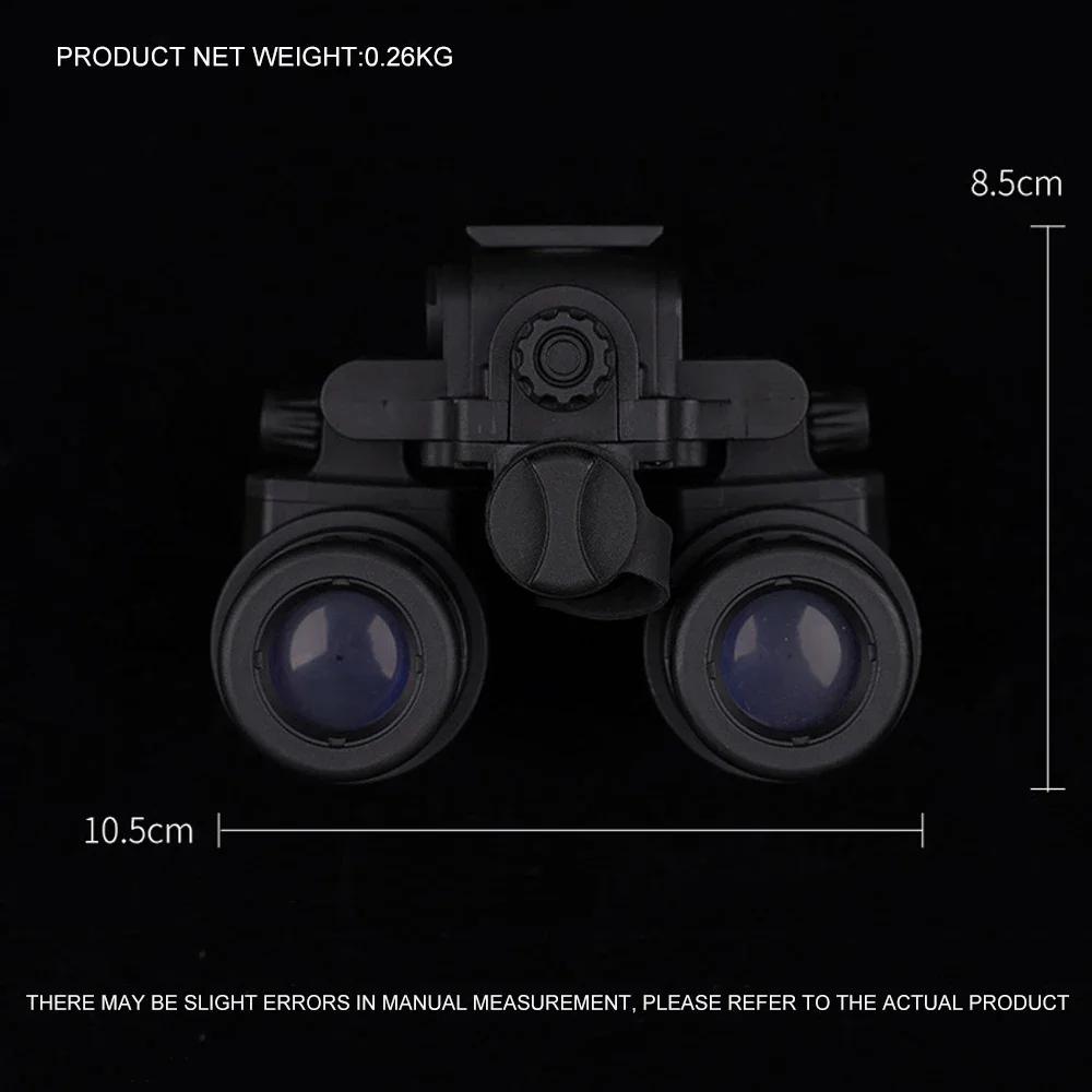 AN/PVS31 Dual-Tube Binocular Night Vision Goggles Dummy Props Airsoft Helmet Accessories Model for Tactical Hunting Cosplay