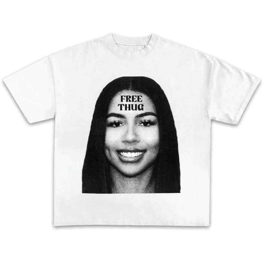 Mariah The Scientist Free Thug Rapper Stella Moda Maglietta in Cotone Unisex Abbigliamento Maglietta da Donna Girocollo 2026 Estate Nuovo Top
