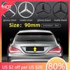 Autoaufkleber 3D ABS Silber/Schwarz 9cm 90mm Auto Heck Kofferraum Emblem Abzeichen Aufkleber Decals Für Mercedes Benz W117 W177 W176 X253 W