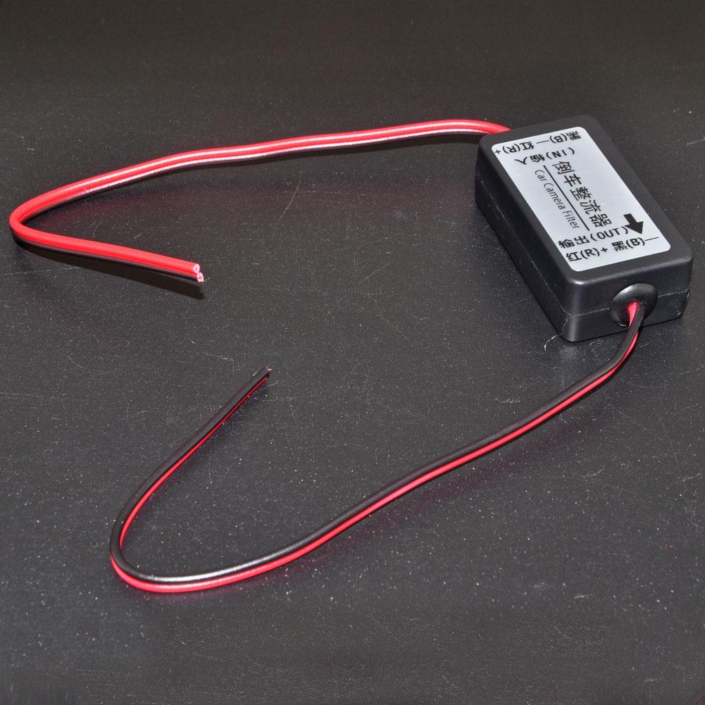 מסנני כוח 12V מיישרים משנאי מצתים מצלמת רוורס מסך Splash עם אדוות הפרעות פילטר ממסר