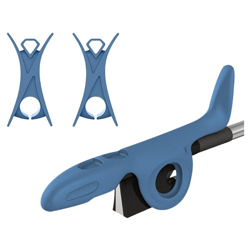 

Violin Bows Grip Corrector Violin Viola Bows Hold Grip Correcting Device Finger Training Tool Violin Accessories синій