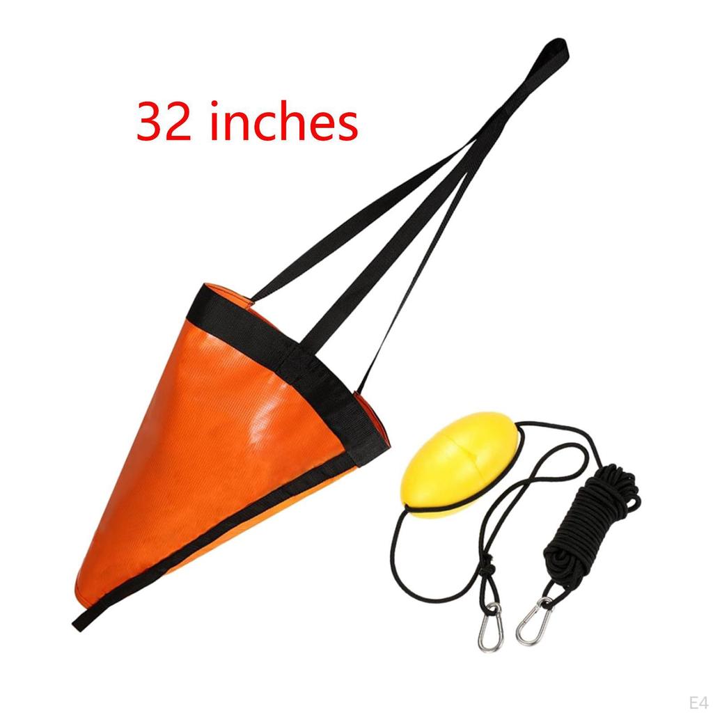 Sada driftovací kotvy pro kánoi pro rybaření s 30ft tažným lanem a PVC materiálem