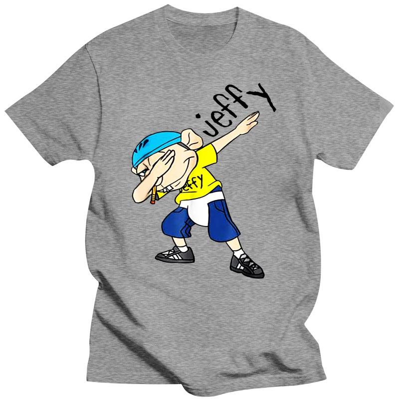 

Black t shirt for male summer brand tee-shirt brand men shirt Jeffy T-Shirt Funny Dabbing Novelty tees fashion print tshirts 4XL