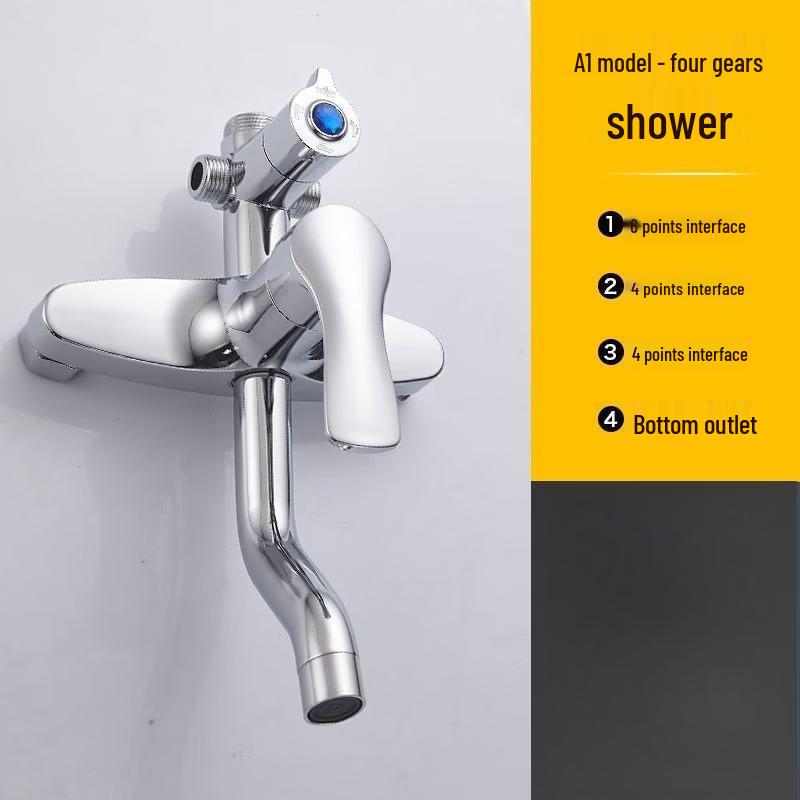 

OEING Thickened Gem 4-Way Shower & Bathtub Faucet