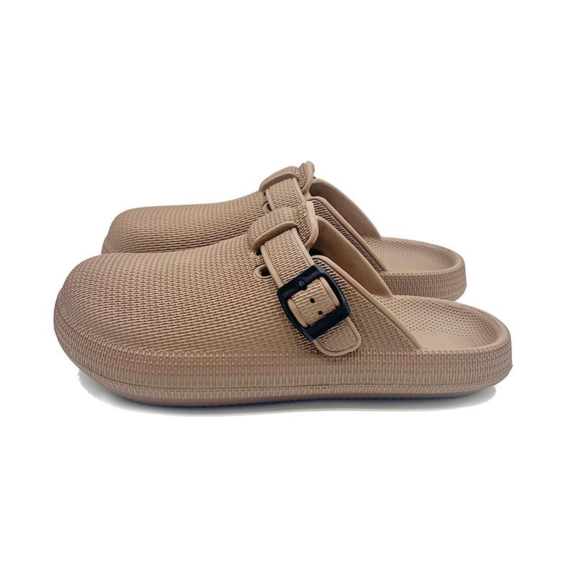 Unisex Closed-Toe Non-Slip Slippers for Indoor/Outdoor Use - Casual and Stylish