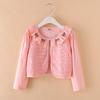 Embroidered Cotton Lace Girls' Sun Protection Cardigan