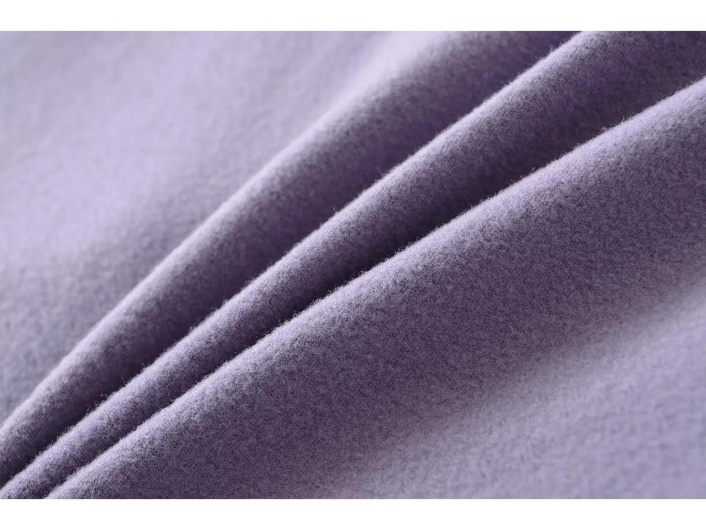 Women's American-Style Slim Fit Thermal Fleece Hoodie with Double Zippers & Large Pockets for Autumn/Winter Yoga