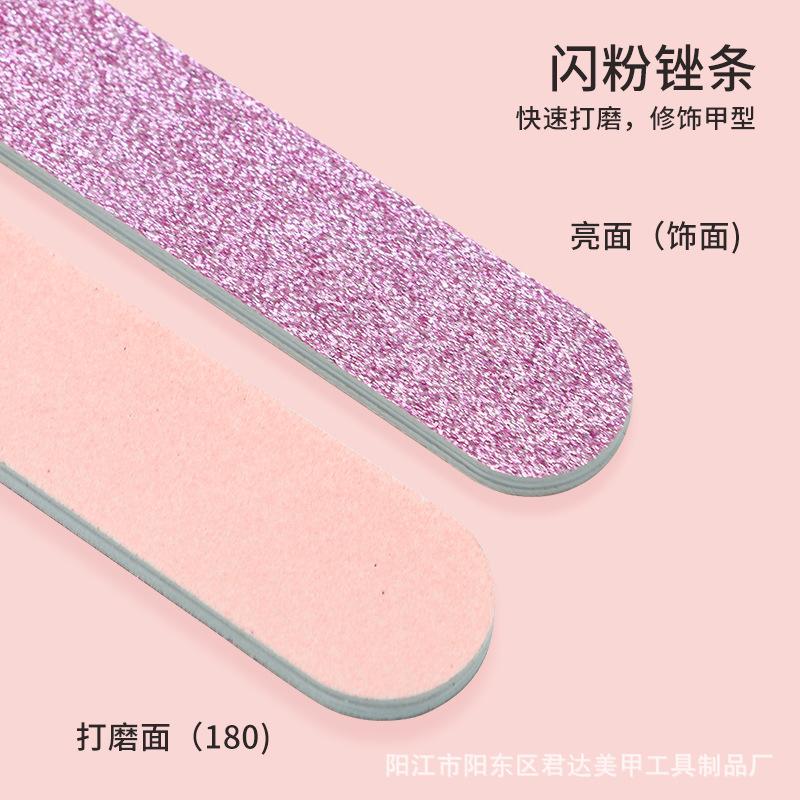 60pcs Nail Care Set: 20pcs Mini Files, 20pcs Rubbing Strips, and 20pcs Sticks - Perfect for Jewelry Polishing and Nail Care