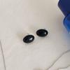 Objet213 Black Onyx Stud Earrings